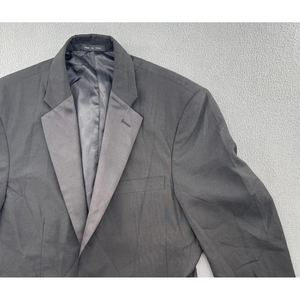 Neil Allyn Tuxedo Jacket 34R Black  Peak Lapel Single Button Coat Formalwear